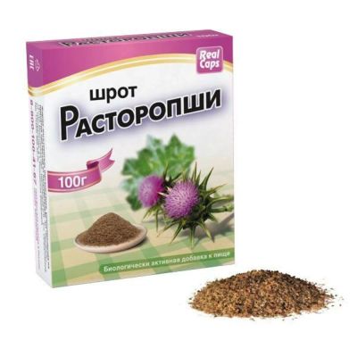 Лот: 24867350. Фото: 1. Расторопши шрот пак. 100г БАД. Лекарства