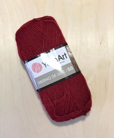 Лот: 18236846. Фото: 1. Пряжа YarnArt Merino de Luxe 50... Ткани, нитки, пряжа