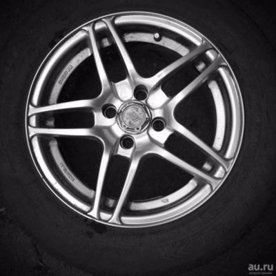 Лот: 7305338. Фото: 1. Литые диски R15 RW H-109 + резина... Диски