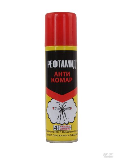 Лот: 15788070. Фото: 1. Репеллент Аэрозоль Рефтамид Антикомар... Другое (туризм, охота, рыбалка, самооборона)