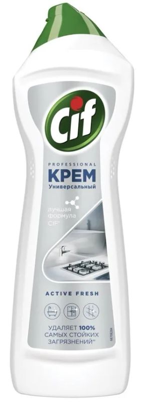Лот: 24947987. Фото: 1. Чистящее средство CIF, крем, 750мл. Бытовая химия