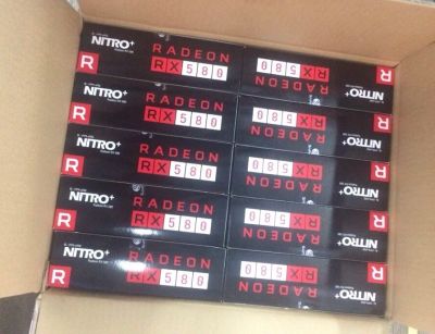 Лот: 9744847. Фото: 1. Видеокарта Radeon nitro+ rx580. Видеокарты