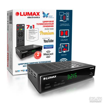 Лот: 18486731. Фото: 1. Lumax DV 3215 HD. Цифровое, спутниковое ТВ