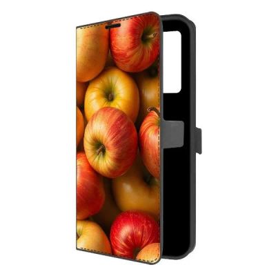 Лот: 25541634. Фото: 1. Чехол Krutoff Eco Book "Яблоки... Чехлы, бамперы