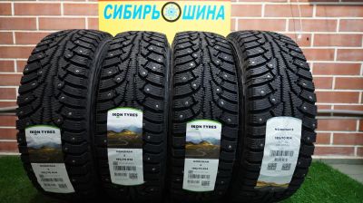 Лот: 23495379. Фото: 1. Зимние шипованные шины Ikon Tyres... Шины