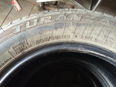 Лот: 4380289. Фото: 1. Комплект летних шин Bridgestone... Шины