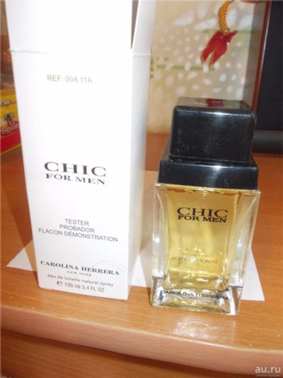 Лот: 10120655. Фото: 1. Chic Men от Carolina Herrera 100мл... Мужская парфюмерия