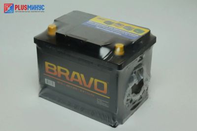 Лот: 9219878. Фото: 1. Аккумулятор Bravo 60 а\ч прямая... Аккумуляторы
