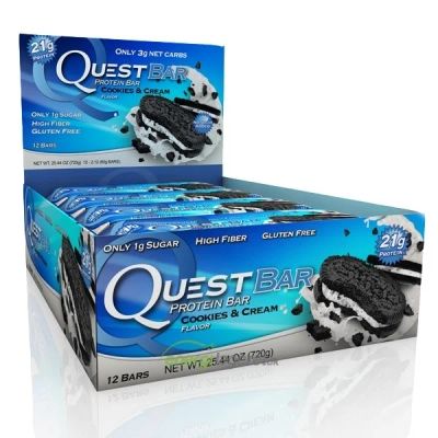 Лот: 5508217. Фото: 1. Quest Bar батончик, 60г. Вкус... Спортивное питание, витамины