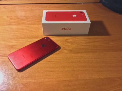 Лот: 10321230. Фото: 1. iPhone / Айфон 7 128 gb / гб Red... Смартфоны