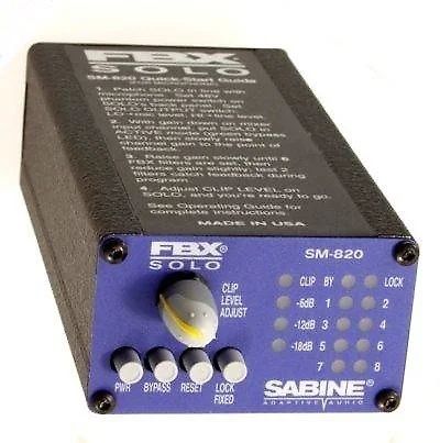 Лот: 12854537. Фото: 1. Sabine FBX-solo SM820. Микшеры, предусилители, микрофонные эффекты
