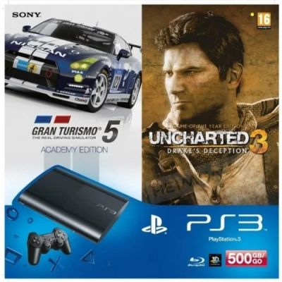 Лот: 5478717. Фото: 1. PlayStation 3 super slim 500g... Игровые приставки, консоли