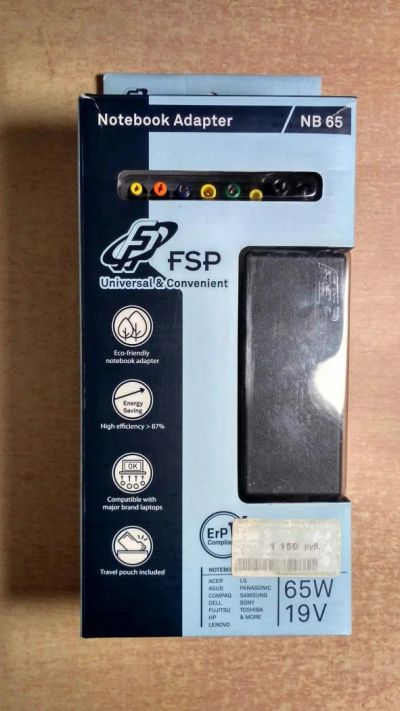 Лот: 2626768. Фото: 1. FSP NB 65 универсальный сетевой... Корпуса, блоки питания