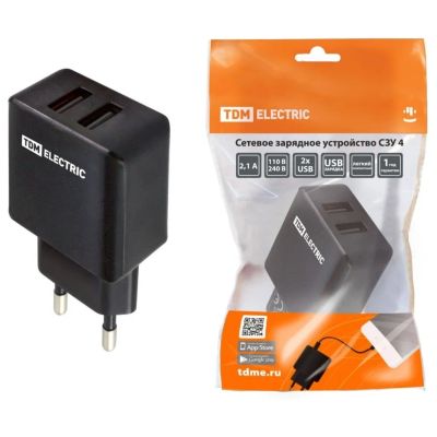 Лот: 25037426. Фото: 1. Зарядное устройство TDM Electric... Зарядные устройства, блоки питания, адаптеры сетевые для смартфонов