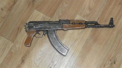 Лот: 2878572. Фото: 1. Литой макет АК. Оружие