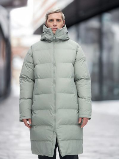 Лот: 22421516. Фото: 1. Пуховик мужской SHU, Серый. Легкие куртки, толстовки