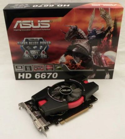 Лот: 3000793. Фото: 1. 6670 asus 1g ddr5. Видеокарты