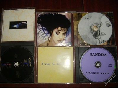 Лот: 2599800. Фото: 1. 5 CD-дисков певицы Sandra. Аудиозаписи