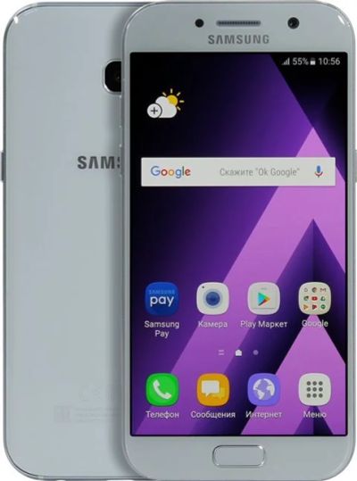 Лот: 9971125. Фото: 1. 5.2" Смартфон Samsung SM-A520F... Смартфоны