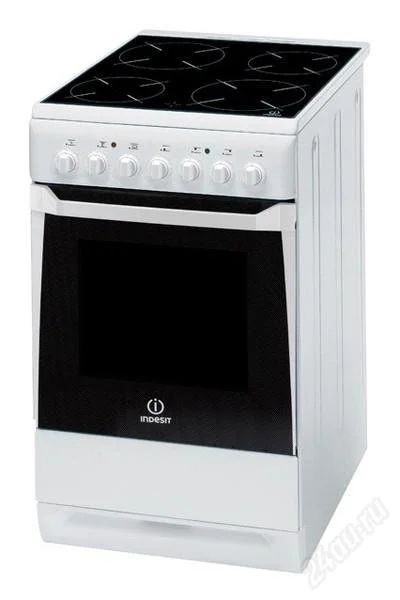 Лот: 2855766. Фото: 1. Плита INDESIT KN3 C117A (W)/RU... Плиты, духовые шкафы, варочные поверхности