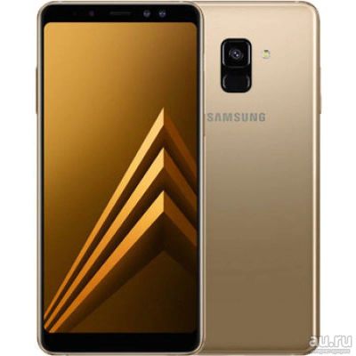 Лот: 18472712. Фото: 1. Samsung Galaxy A8 золотой. Смартфоны