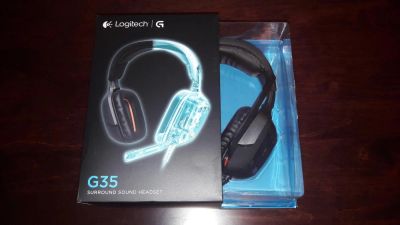 Лот: 8373633. Фото: 1. Наушники Logitech G35 Игровая... Акустические системы