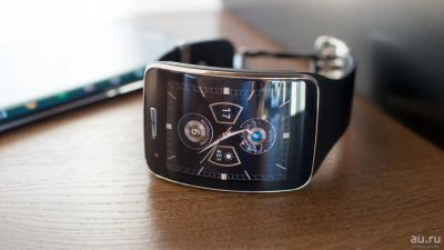 Лот: 8069672. Фото: 1. Смарт-часы Samsung Gear S Black. Смарт-часы, фитнес-браслеты, аксессуары