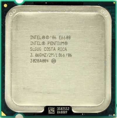 Лот: 17473640. Фото: 1. Intel Pentium E6500 / E6600 (2... Процессоры