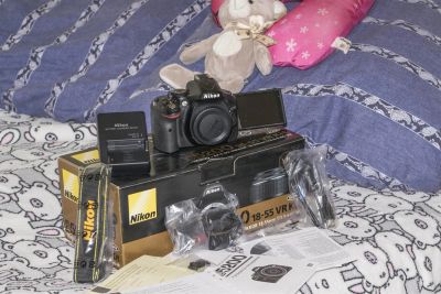 Лот: 3560729. Фото: 1. Nikon D5200 Body (Без объектива... Цифровые зеркальные