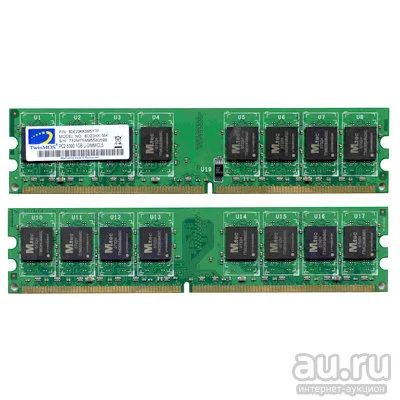 Лот: 9348082. Фото: 1. Оперативная память Twinmos 1GB... Оперативная память