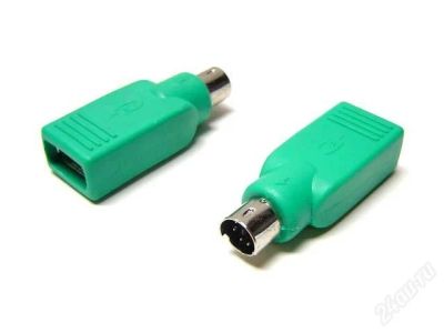Лот: 4143709. Фото: 1. PS/2 to USB переходник для подключения... Шлейфы, кабели, переходники