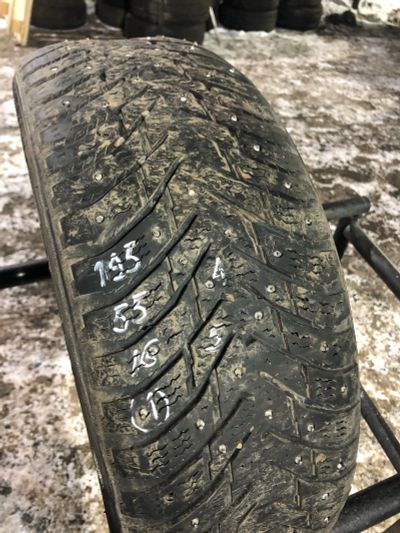 Лот: 24877626. Фото: 1. (1шт) 195/55R16 Nokian Hakkapeliitta... Шины