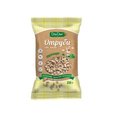 Лот: 24307364. Фото: 1. Отруби овсяные хрустящие 200 г. Лекарства