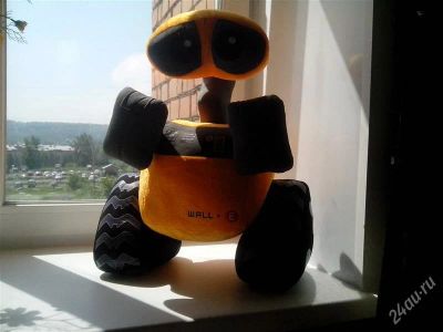 Лот: 2910518. Фото: 1. Плюшевый робот Wall-e Валли !. Мягкие