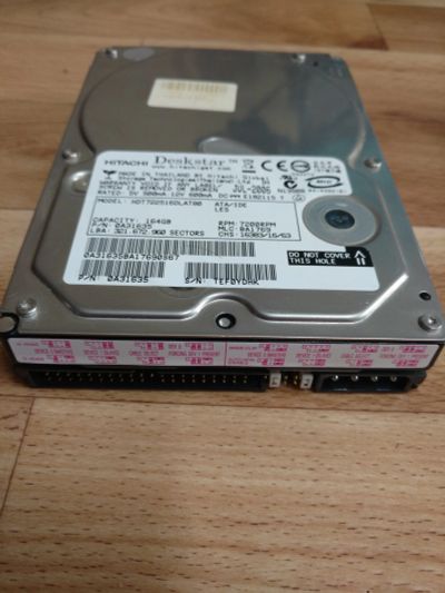 Лот: 11775897. Фото: 1. Hitachi 160Gb IDE. Жёсткие диски (HDD)