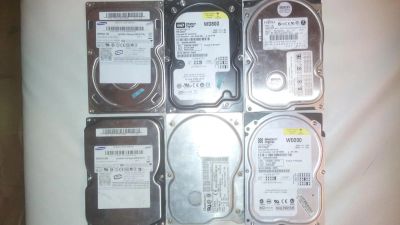 Лот: 5014113. Фото: 1. Кучка нерабочих HDD IDE. Жёсткие диски (HDD)