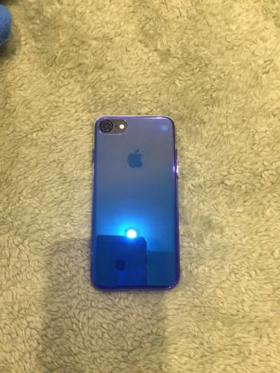 Лот: 9578773. Фото: 1. чехол для iPhone 7 синий градиент. Чехлы, бамперы