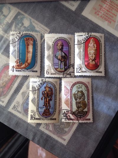 Лот: 5118866. Фото: 1. 1969 государственный музей искусства... Марки