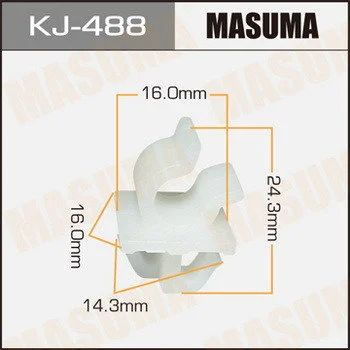 Лот: 11471177. Фото: 1. Клипса крепежная Masuma KJ-488. Кузов