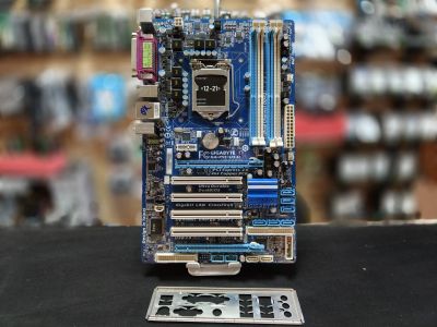 Лот: 25721508. Фото: 1. Мат. плата Gigabyte GA-P55-US3L... Материнские платы