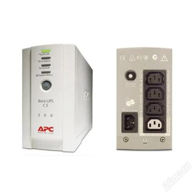 Лот: 967666. Фото: 1. APC Back-UPS CS 500_. ИБП, аккумуляторы для ИБП