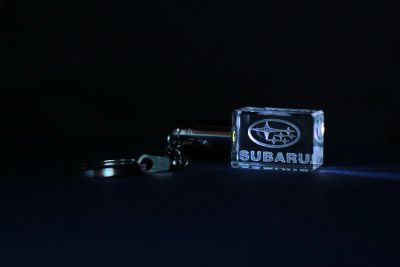 Лот: 4602970. Фото: 1. Брелок внутри стекла Subaru. Брелоки для ключей