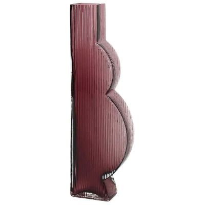 Лот: 24937747. Фото: 1. Ваза Andrea Fontebasso Tummy bordeaux... Вазы