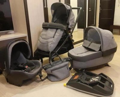 Лот: 15299951. Фото: 1. Коляска 3 в 1 Peg-Perego Team... Коляски