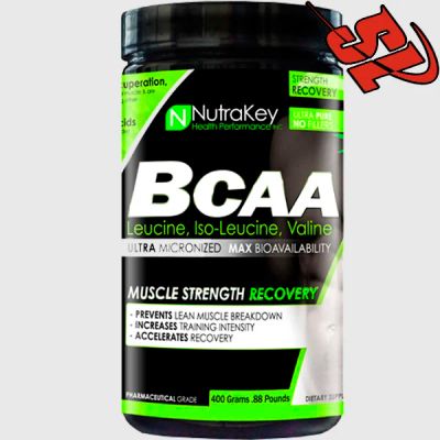 Лот: 7063091. Фото: 1. BCAA (400g) NutraKey 45 порций... Спортивное питание, витамины