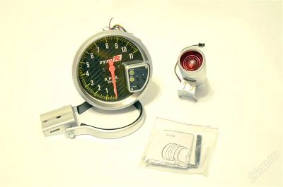 Лот: 2856873. Фото: 1. Тахометр AutoMeter с внешней шифт-лампой... Детали тюнинга