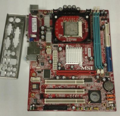 Лот: 8933879. Фото: 1. Материнская плата MSI MS-7104... Материнские платы