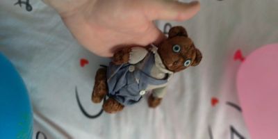 Лот: 17339449. Фото: 1. Мишка игрушка раритет 55 года... Мягкие