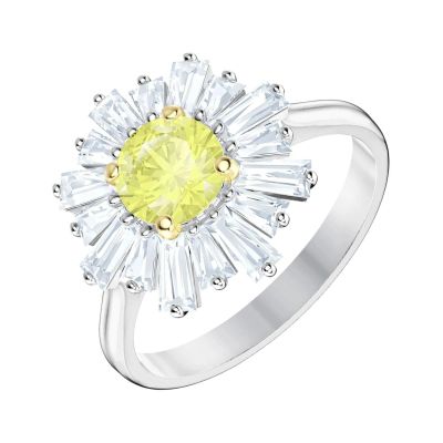 Лот: 23900171. Фото: 1. Кольцо с кристаллами SWAROVSKI. Другое (ювелирные изделия, бижутерия, часы)