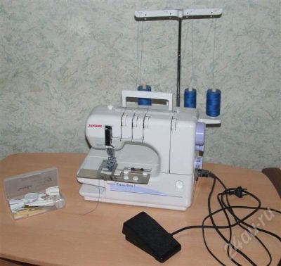 Лот: 483169. Фото: 1. Janome cover pro 1 - Плоскошовная... Швейная, вязальная